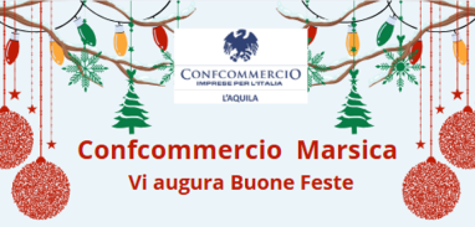 AUGURI DA CONFCOMMERCIO MARSICA