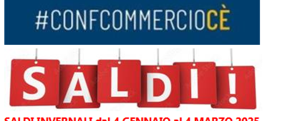 AL VIA I SALDI DAL 4 GENNAIO AL 4 MARZO 2025